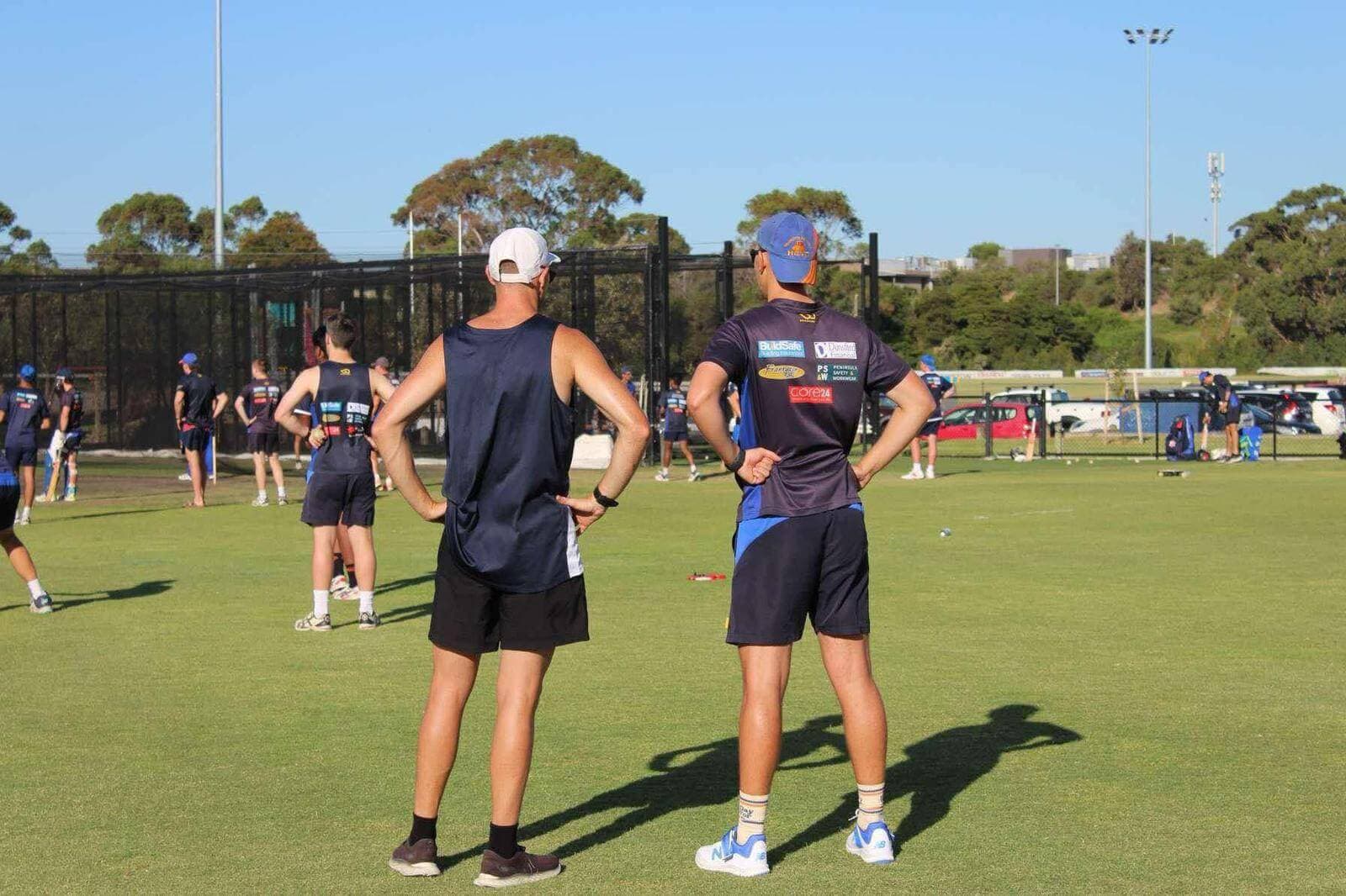 Cricketer in the snow (sample visual)